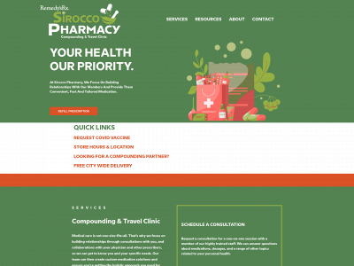 siroccopharmacy.ca snapshot