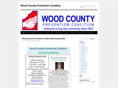 wcprevention.org snapshot