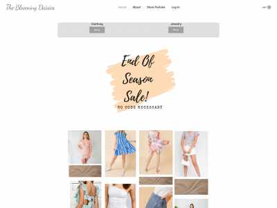 www.shopthebloomingdaisies.com snapshot
