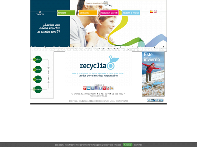 www.recyclia.es snapshot