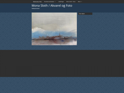 akvarelmonasloth.dk snapshot