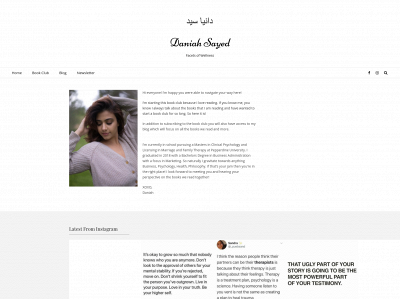 daniahsayed.com snapshot
