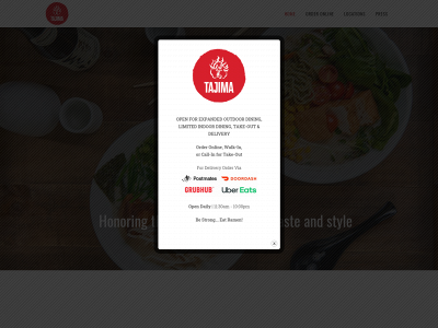 tajimasandiego.com snapshot