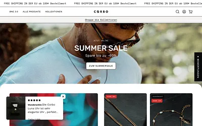 corbo-apparel.com snapshot
