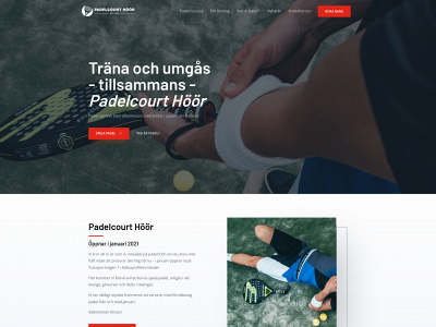 padelcourthoor.se snapshot