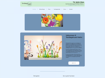 tandlaegehusetharlev.dk snapshot