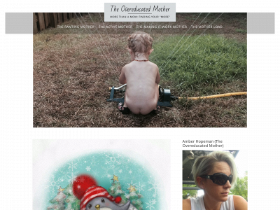 theovereducatedmother.com snapshot