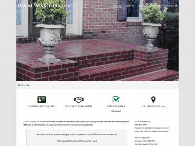 dammasonryinc.com snapshot