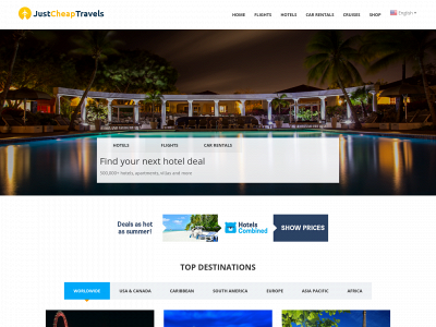justcheaptravels.com snapshot