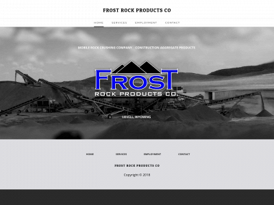 frostrockproducts.com snapshot