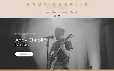 andychaplinmusic.com snapshot
