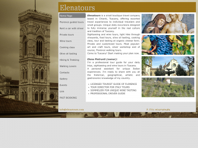 elenatours.com snapshot