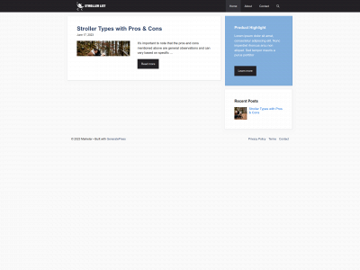 strollerlist.com snapshot