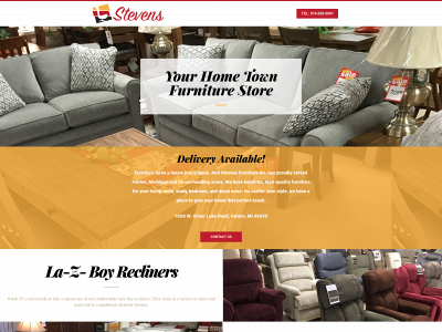 stevensfurniturefenton.com snapshot