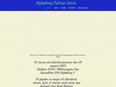 nykoebingfalsterkoret.dk snapshot