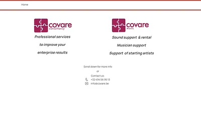 covare.be snapshot