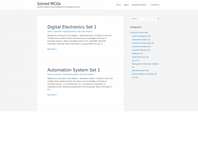 solvedmcqs.com snapshot