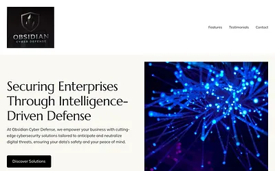obsidiancyberdefense.com snapshot