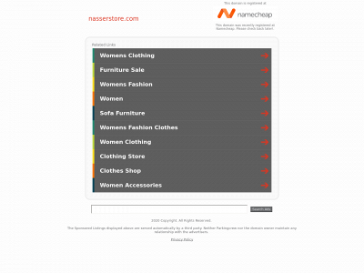 nasserstore.com snapshot