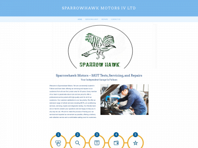 sparrowhawkmotors.co.uk snapshot