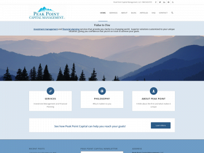 peakpointcap.com snapshot