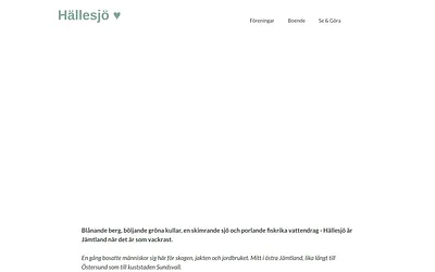 hallesjo.se snapshot