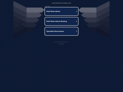 reservationconcierge.com snapshot