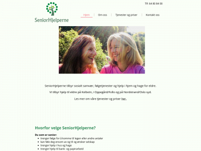 seniorhjelperne.no snapshot