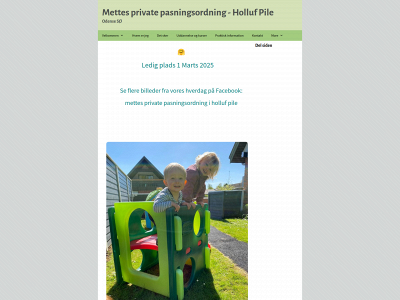 mettes-private-pasningsordning.dk snapshot