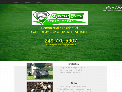 supremegreenfertilizing.com snapshot