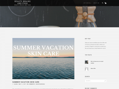 beautybrainsandfood.com snapshot
