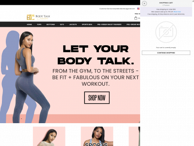 bodytalkcollection.com snapshot