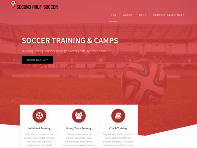 secondhalf.soccer snapshot