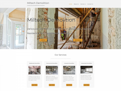 miltechdemolition.com snapshot