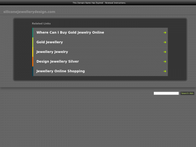 siliconejewellerydesign.com snapshot