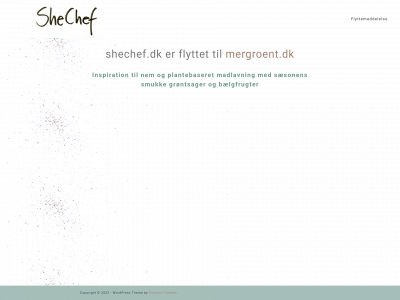 shechef.dk snapshot