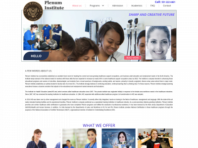 plenuminstitute.com snapshot