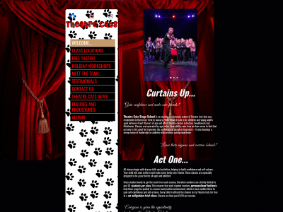 theatrecats.co.uk snapshot