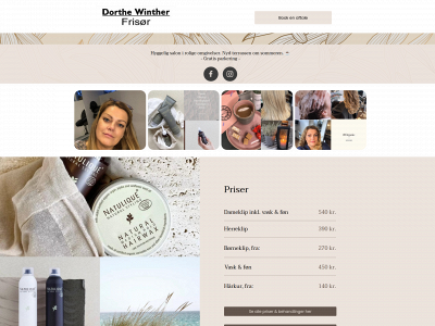 frisordorthewinther.dk snapshot