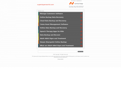 superduperworld.com snapshot