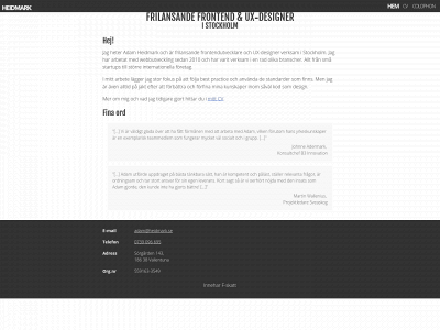 heidmark.se snapshot