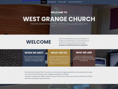 westgrangechurch.co.uk snapshot