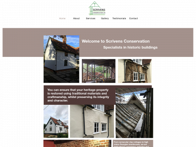 scrivensconservation.co.uk snapshot