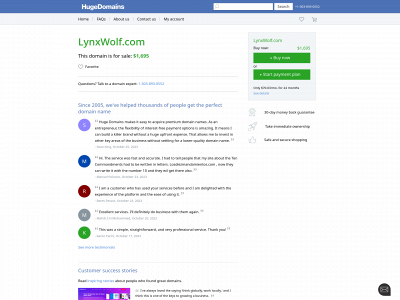 lynxwolf.com snapshot