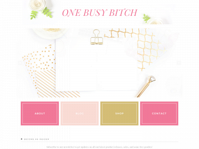 onebusybitch.com snapshot