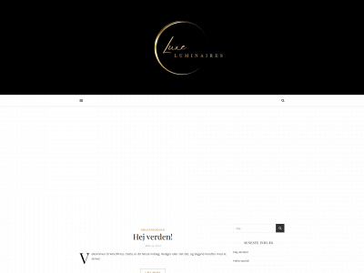 luxeluminaires.dk snapshot