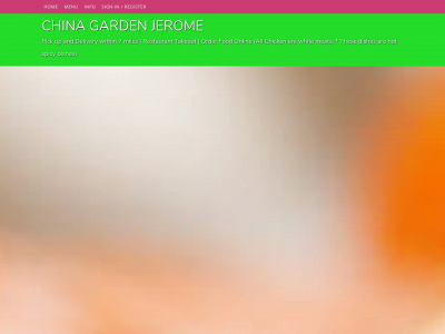 www.chinagardenjerome.com snapshot