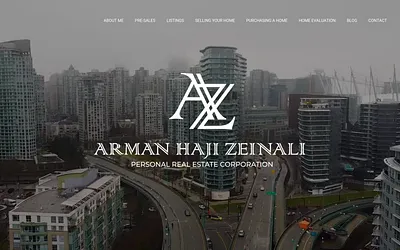 www.armanzeinali.ca snapshot