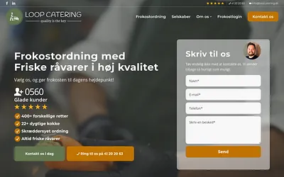 loopcatering.dk snapshot