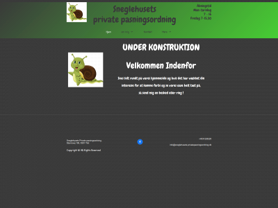 sneglehusets-privatepasningsordning.dk snapshot